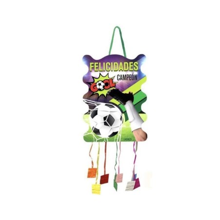 Piñata fubol cumpleaños 53 cm-Tus Disfraces baratos
