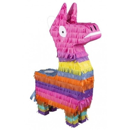 Piñata Llama 58x35 cm fiesta fornite-Tus Disfraces baratos