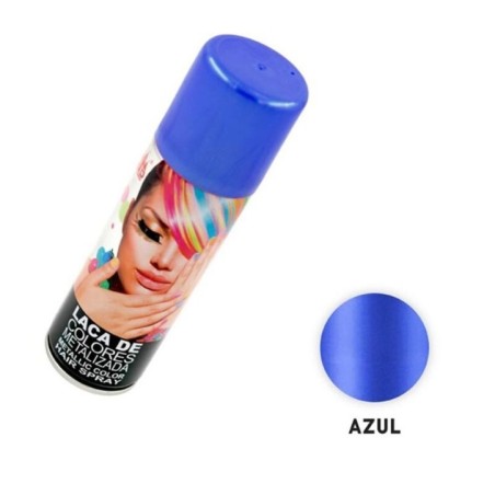 Spray pelo azul metalico 125 ml-Tus Disfraces