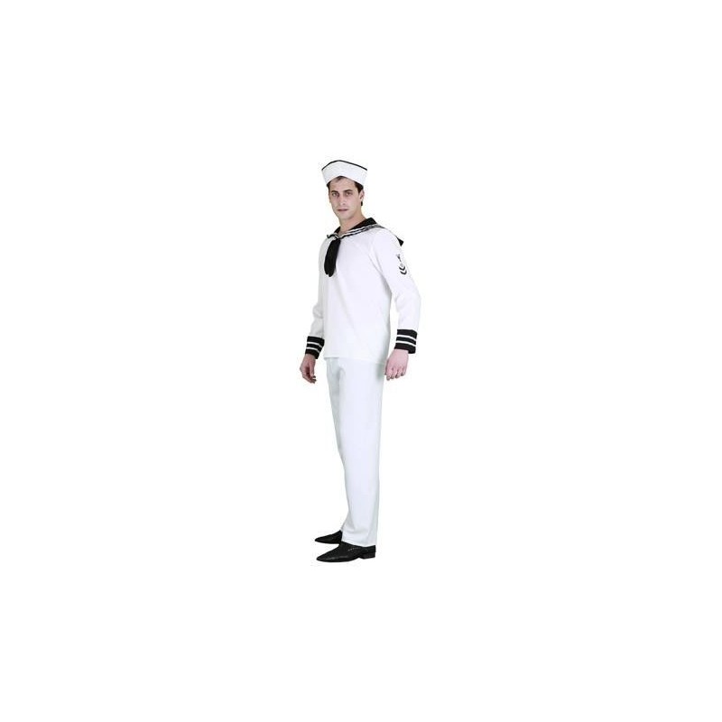 Disfraz marinero blanco ML hombre
