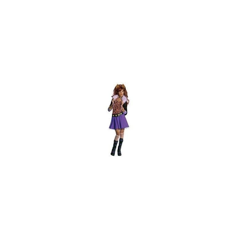 Disfraz clawdeen wolf t.s  3-4 años