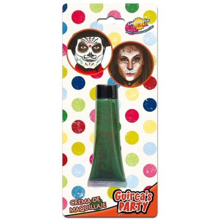Maquillaje gel verde claro crema
