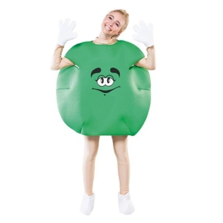 Disfraz dulce verde lacasito MMS emanems adulto