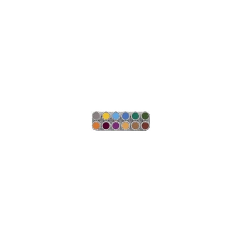 Paleta de maquillaje 12 colores grimas