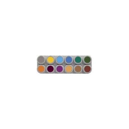 Paleta de maquillaje 12 colores grimas 8717277133936 A12PALETAB