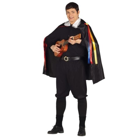 Disfraz tuno de salamanca negro adulto talla L 52 54 8434077808382 80838