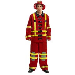 Disfraz bombero rojo para hombre 8435408209779 977