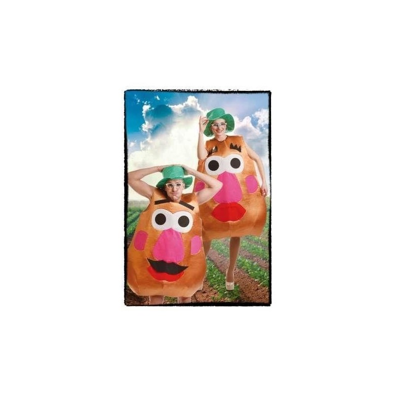 Disfraz cara piezas señor potato adulto