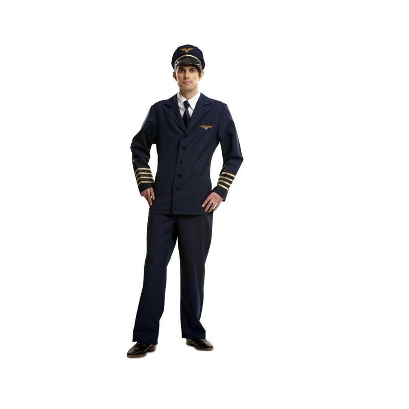 Disfraz piloto de avion talla ML  adulto