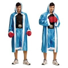 Disfraz pugil boxeador azul talla ML adulto lujo 8435408210119 1011