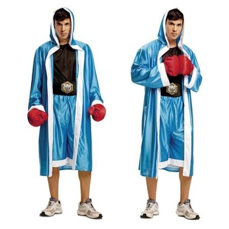 Disfraz pugil boxeador azul talla ML adulto lujo 8435408210119 1011