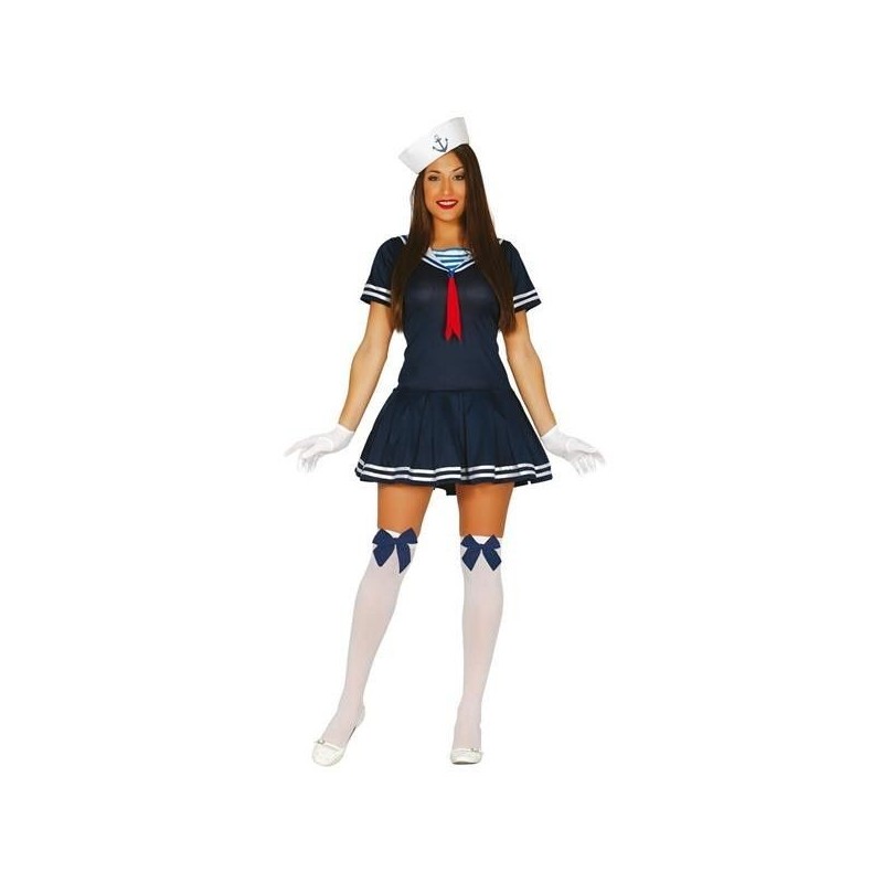 Disfraz Marinera azul para mujer