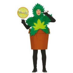 Disfraz planta de maria cannabis talla L 52 54 adulto 8434077843475 84347