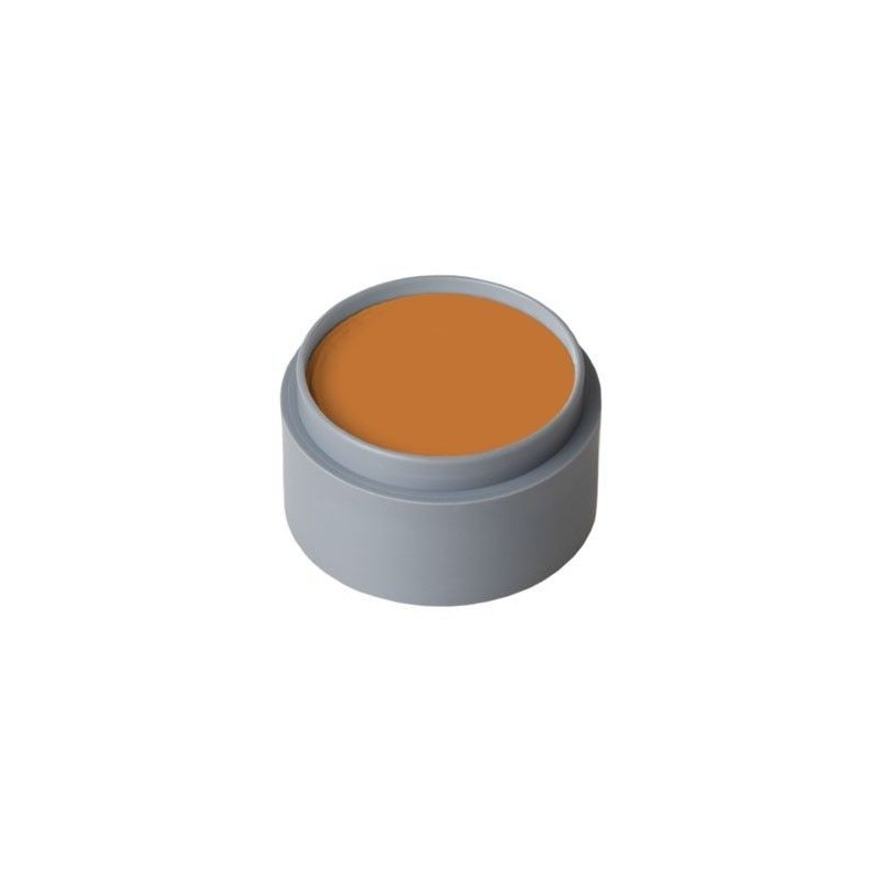 Maquillaje naranja al agua grimas profesional 15
