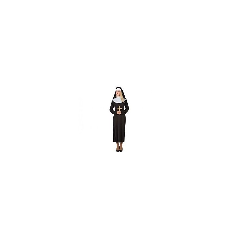 Disfraz monja para mujer talla ml adulto