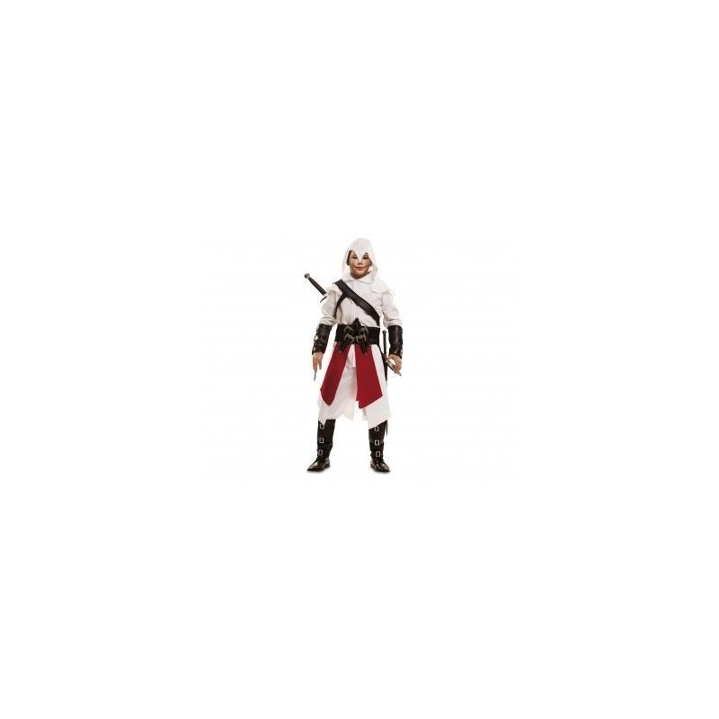 Disfraz altair asesino blanco niño assasins 5-6 años