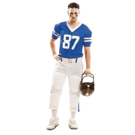 Disfraz jugador de rugby azul para hombre 8435408221344 202134