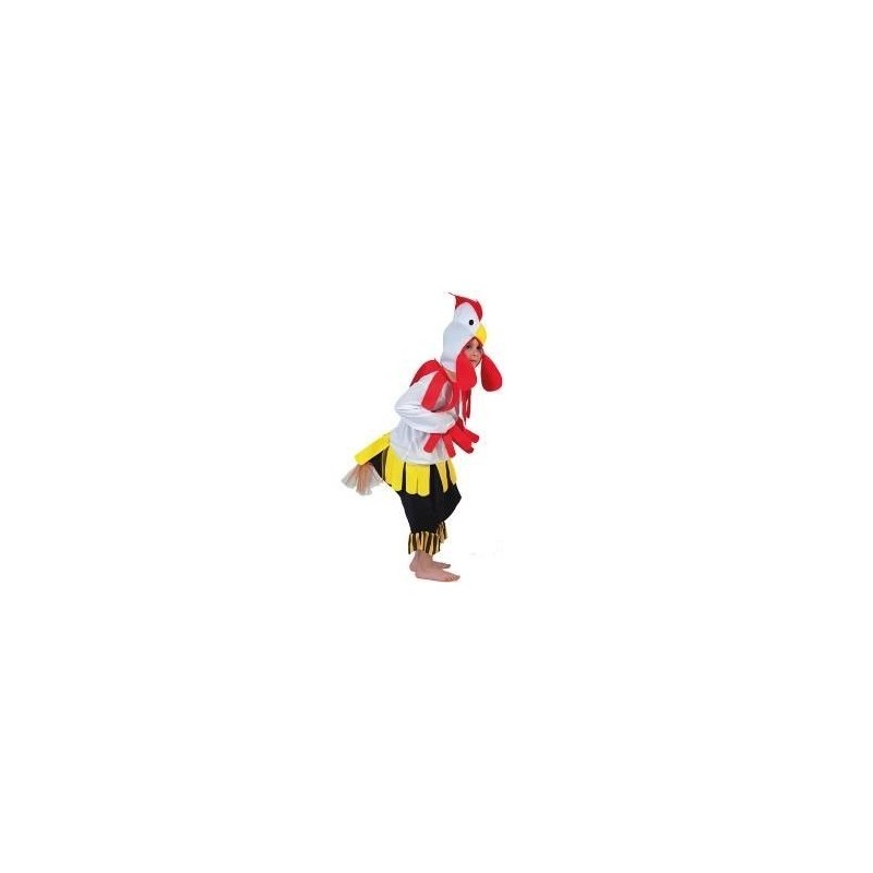 Disfraz gallo blanco infantil