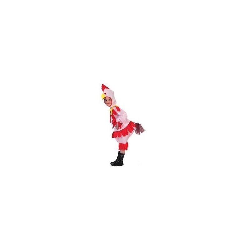 Disfraz Gallina rosa infantil