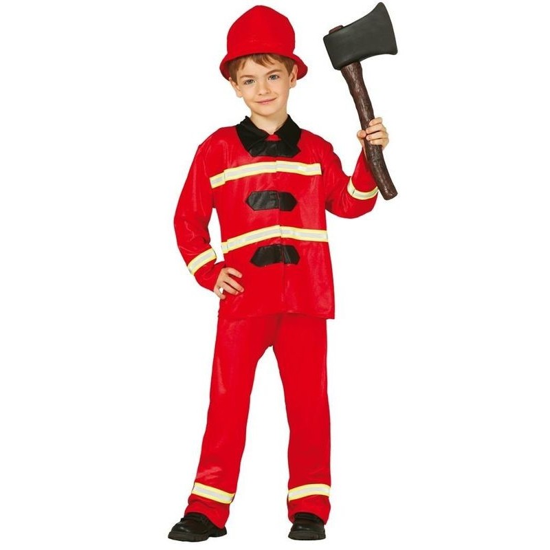 Disfraz bombero infantil para niño