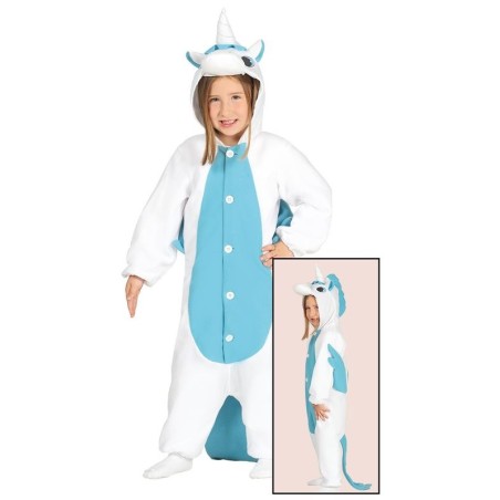 Disfraz unicornio pijama azul para nina 8434077876329 87632