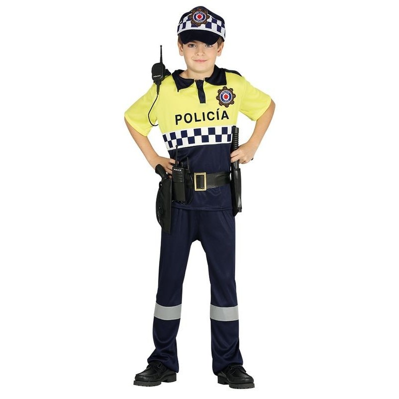 Disfraz policia local para niño tallas