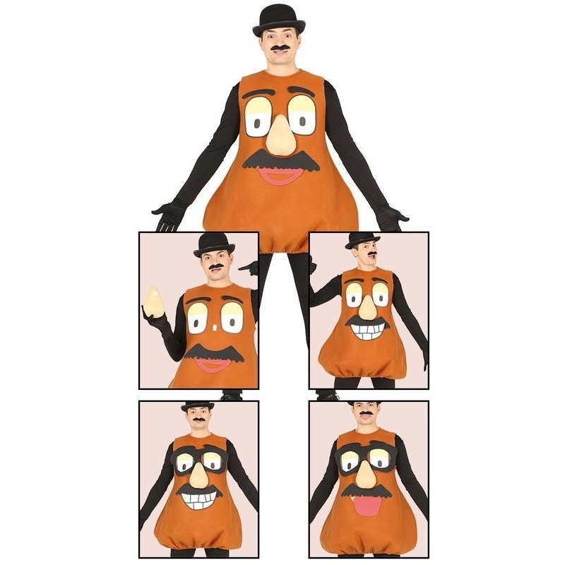 Disfraz cabezon para hombre talla l similar mr potato