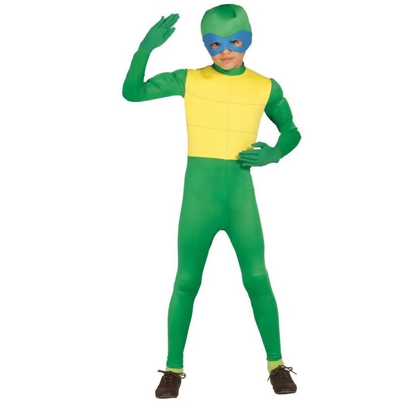 Disfraz ninja verde tortuga para niño