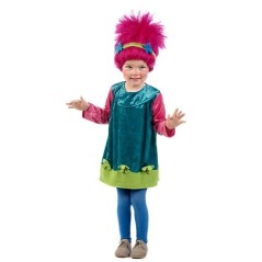 Disfraz Troll para nina infantil Poppy 8421796211739 M117 T3