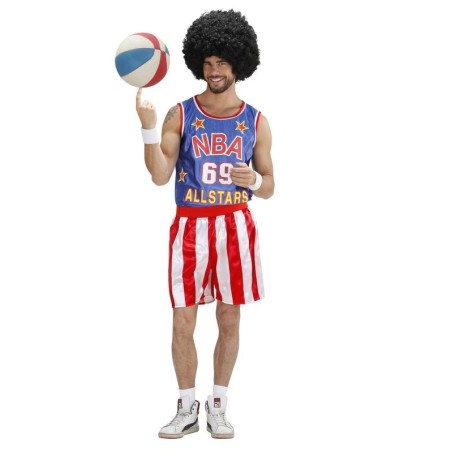 Disfraz Harlem Globetrotters jugador baloncesto USA hombre 8003558758210 75821