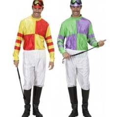 Disfraz jockey jinete para hombre talla M verde 8003558898725 89872 VE