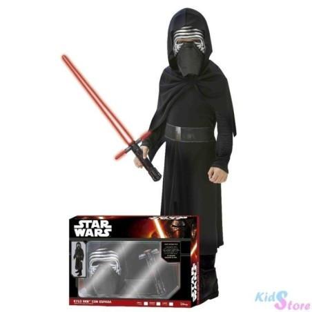 Disfraz Kylo Ren con espada en caja talla 5 6 anos 883028128228 620514 M
