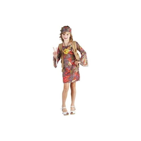 Disfraz Hippie nina vestido talla 10 12 anos 8423667089744 706086 T03