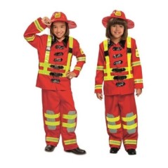 Disfraz bombero rojo infantil unisex 8435408209106 910