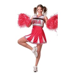 Disfraz animadora cheerleader americana mujer 8434077805978 80597