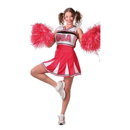 Disfraz animadora cheerleader americana mujer 8434077805978 80597