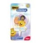Vela Emoji figura de 7,5 cm para tarta de cumpleaños