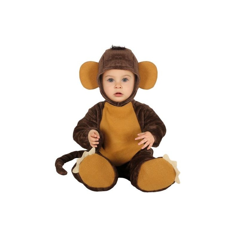 Disfraz mono de la jungla para bebe
