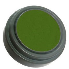Maquillaje verde al agua grimas 2