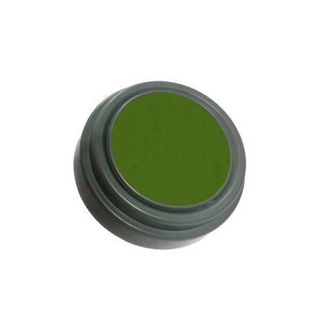 Maquillaje verde al agua grimas 2