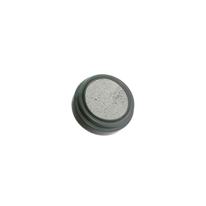 Maquillaje al agua plata perlado