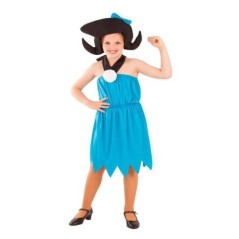 Disfraz nina troglodita azul Betty marmol tallas infantil 200252100 0252 T10