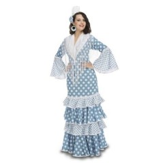 Disfraz sevillana flamenca azul infantil tallas 8435408243759 204375