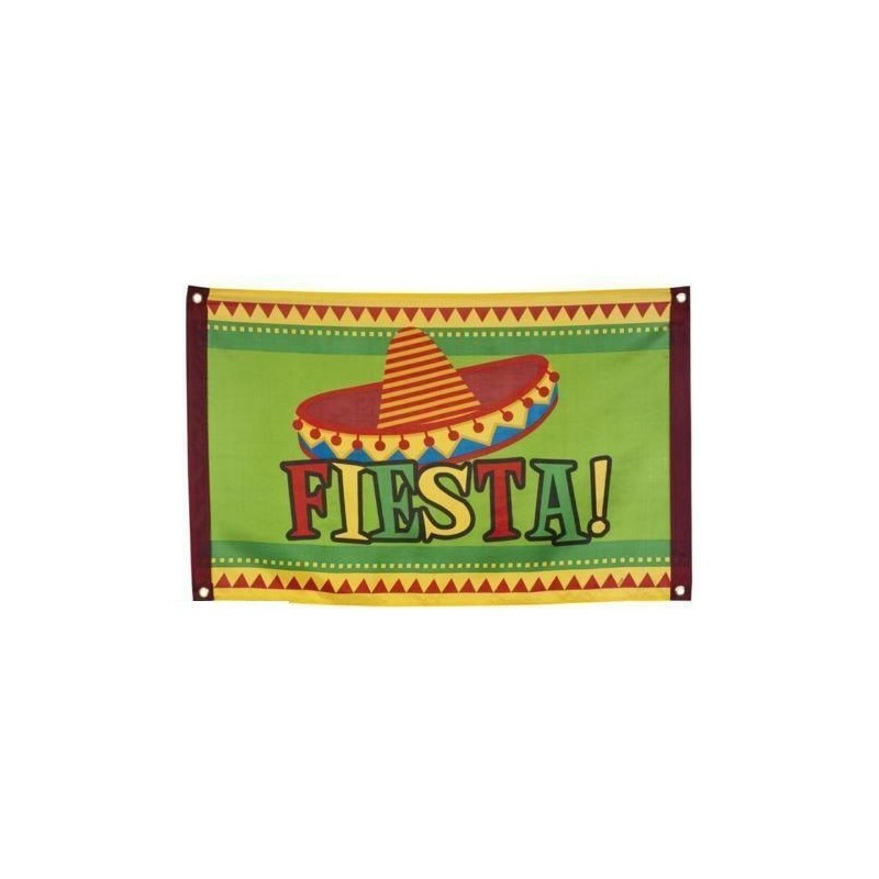 Bandera para fiesta mejicana 60x90 cm