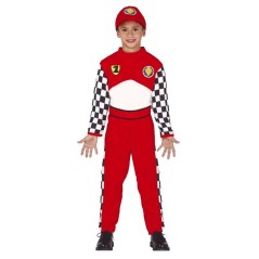 Disfraz piloto formula 1 rojo infantil 8434077835869 83586