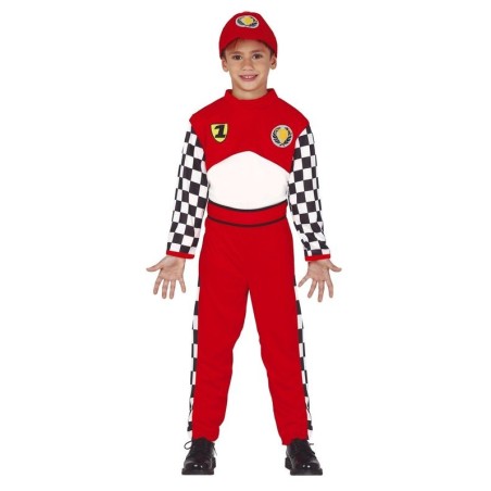 Disfraz piloto formula 1 rojo infantil 8434077835869 83586