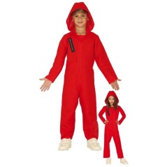 Disfraz ladron mono rojo capucha infantil 8434077837030 83703
