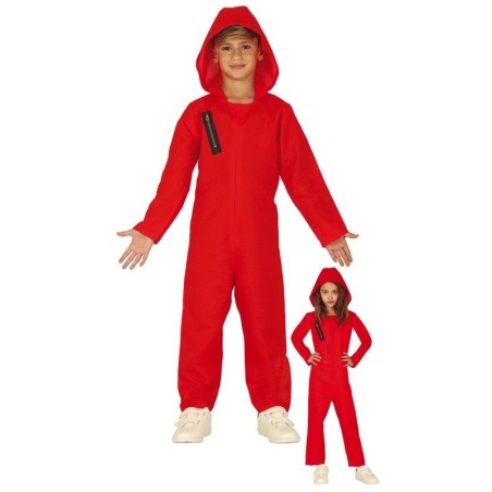 Disfraz ladron mono rojo capucha infantil 8434077837030 83703
