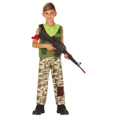 Disfraz soldado mercenario videojuego infantil 8434077837092 83709