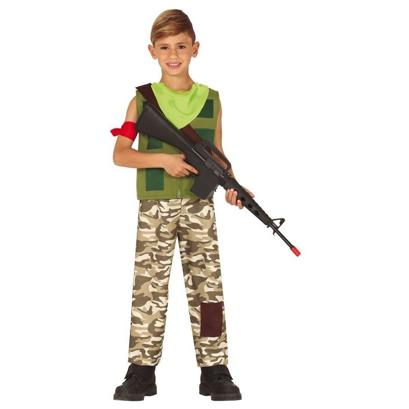 Disfraz soldado mercenario videojuego infantil